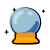 Sfera di cristallo icon