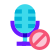 Microphone bloqué icon