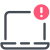 Laptop Alert icon