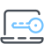 Laptop-Schlüssel icon
