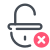 Delete Lock icon