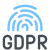 Huella digital GDPR icon