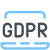 Laptop GDPR icon