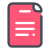 Красный файл icon