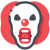 Clown effrayant icon