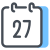 Kalender 27 icon