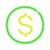 US-Dollar eingekreist icon