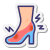 Uncomfortable shoes icon