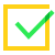 Ausgefüllte Checkbox icon