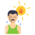 Sunburn icon