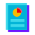 원형 차트 보고서 icon