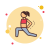 Frauen-Stretching icon