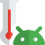 High temperature alert function in every Android smartphone icon