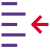 Indent right shift arrow-direction align format increase-margin paragraph icon