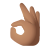 OK Hand Medium Skin Tone icon