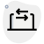 Incoming and outgoing of data packets on a laptop icon