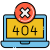 Error 404 icon