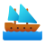 Mittelgroßes Segelschiff icon