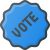 Vote Sticker icon