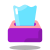 Tejido de caja icon