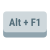 Alt + F1 icon