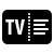 canone televisivo icon