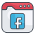 Facebook website icon