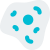 Microscopic view of a bacteria isolated on a white background icon