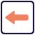 Left Arrow direction for the navigation of the traffic icon