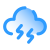 Молния из облаков icon