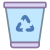 Lixeira de reciclagem icon