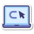 Поиск на ноутбуке icon