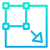 Ridimensiona Diagonalmente icon