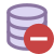 Eliminar base de datos icon