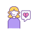 Broken Hearted Woman Crying icon