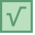Radice quadrata 2 icon
