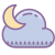 Nuit partiellement nuageuse icon