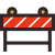 Bloqueio de estrada icon