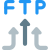 FTP application for data uploading from multiple sources icon