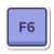 F6 Key icon