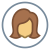 Женщина с типом кожи 4, в кружке icon
