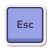 Esc icon