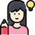 Mujer de pie icon