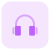 Studio quality headphone for enhanced experience device icon