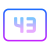 (43) icon
