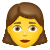 emoji de cabeça de mulher icon