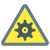 회전 부품 위험 icon