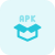 Apk file resource system to install program on android OS icon