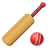 emoji de jogo de críquete icon