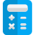 Basic calculator for accounting purpose and other use icon